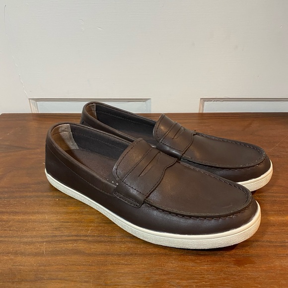 Mens Cole Haan Hyannis Brown Leather 
